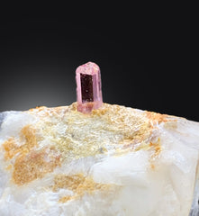 Imperial Pink Katlang Topaz on Matrix from Pakistan, 58 gram