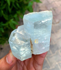 Stepped Blue Aquamarine Crystal from Shigar valley Pakistan - 162 gram