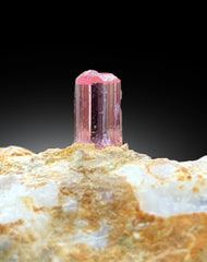 Imperial Pink Katlang Topaz on Matrix from Pakistan, 58 gram