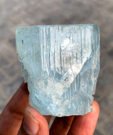 Blue Aquamarine Crystal from Shigar valley Pakistan - 179 gram
