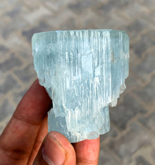 Blue Aquamarine Crystal from Shigar valley Pakistan - 179 gram