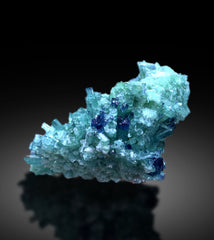 Bluish Green Indicolite Tourmaline Bunch from Afghanistan - 118 gram