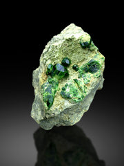Lush Green Demantoid Garnet, Garnet Crystals, Garnet Specimen, Garnet Stone, Crystal Specimen - 801 gram