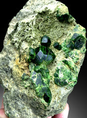 Lush Green Demantoid Garnet, Garnet Crystals, Garnet Specimen, Garnet Stone, Crystal Specimen - 801 gram