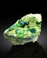 Lush Green Demantoid Garnet, Garnet Crystals, Garnet Specimen, Garnet Stone, Crystal Specimen - 801 gram