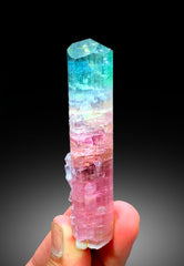 Collectors Choice Bicolor Tourmaline Crystal from Dara-i-Pech Afghanistan - 55 gram