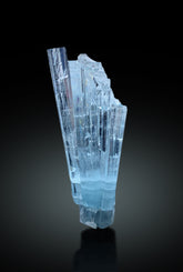Transparent Sky Blue Color Aquamarine Cluster from Shigar valley Skardu Pakistan - 77 gram
