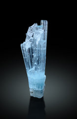 Transparent Sky Blue Color Aquamarine Cluster from Shigar valley Skardu Pakistan - 77 gram