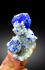 Ink Blue Lapis Lazuli Mineral Specimen from Kokcha Valley Badakhshan Afghanistan - 121 gram
