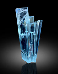 Transparent Sky Blue Color Aquamarine Cluster from Shigar valley Skardu Pakistan - 32 gram