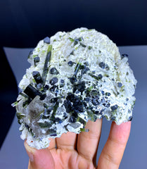 Bicolor Tourmaline Cluster on Albite from Afghanistan - 259 gram