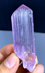 v Shape Terminated Pink Kunzite Crystal from Afghanistan - 33 grams