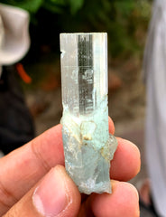 Transparent Blue Aquamarine Crystal from Shigar valley Pakistan - 14 gram