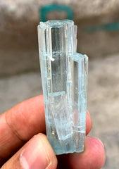 Transparent Blue Aquamarine Cluster from Shigar valley Pakistan - 17 gram