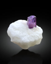 Purple Color Scapolite Crystal on Marble Matrix from Badakhshan Afghanistan - 35 gram