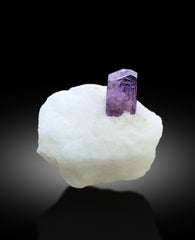 Purple Color Scapolite Crystal on Marble Matrix from Badakhshan Afghanistan - 35 gram