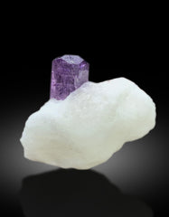 Purple Color Scapolite Crystal on Marble Matrix from Badakhshan Afghanistan - 35 gram