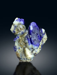 Rare Blue Afghanite with Winchite on Matrix from Afghanistan - 337 gram