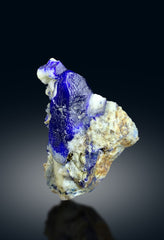 Rare Blue Afghanite with Winchite on Matrix from Afghanistan - 337 gram