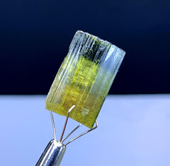 Natural Bicolor Tourmaline Crystal from Afghanistan - 35 carat