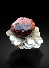 Natural Red Garnet on Mica from Pakistan - 34 gram