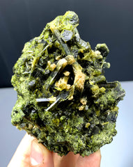 Natural Green Epidote Specimen from Skardu Pakistan - 269 gram
