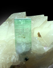 Ceafoam Color Tourmaline Crystal on Quartz from Afghanistan - 1239 gram