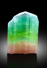 Natural Tricolor Tourmaline Crystal from Paprok Afghanistan - 43 gram