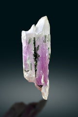 Natural Pink Kunzite with Green Tourmalines from Afghanistan - 99 gram