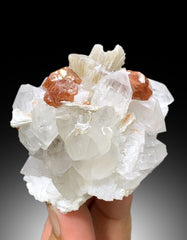 Spessartine Garnet crystals with Quartz, Mica and Albite from Pakistan, 167 gram