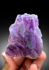 Natural Purple Phantom Fluorite Specimen from Baluchistan Pakistan - 290 gram