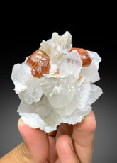 Spessartine Garnet crystals with Quartz, Mica and Albite from Pakistan, 167 gram
