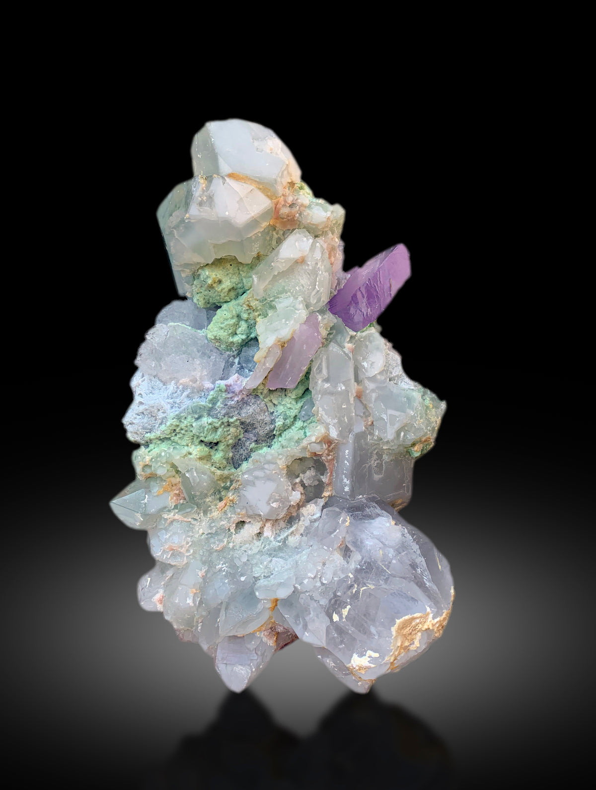 Natural Pink Kunzite Crystals with Rare Pollucite, Tourmalines and Quartz, Museum Grade Kunzite Specimen - 6.4 Kg