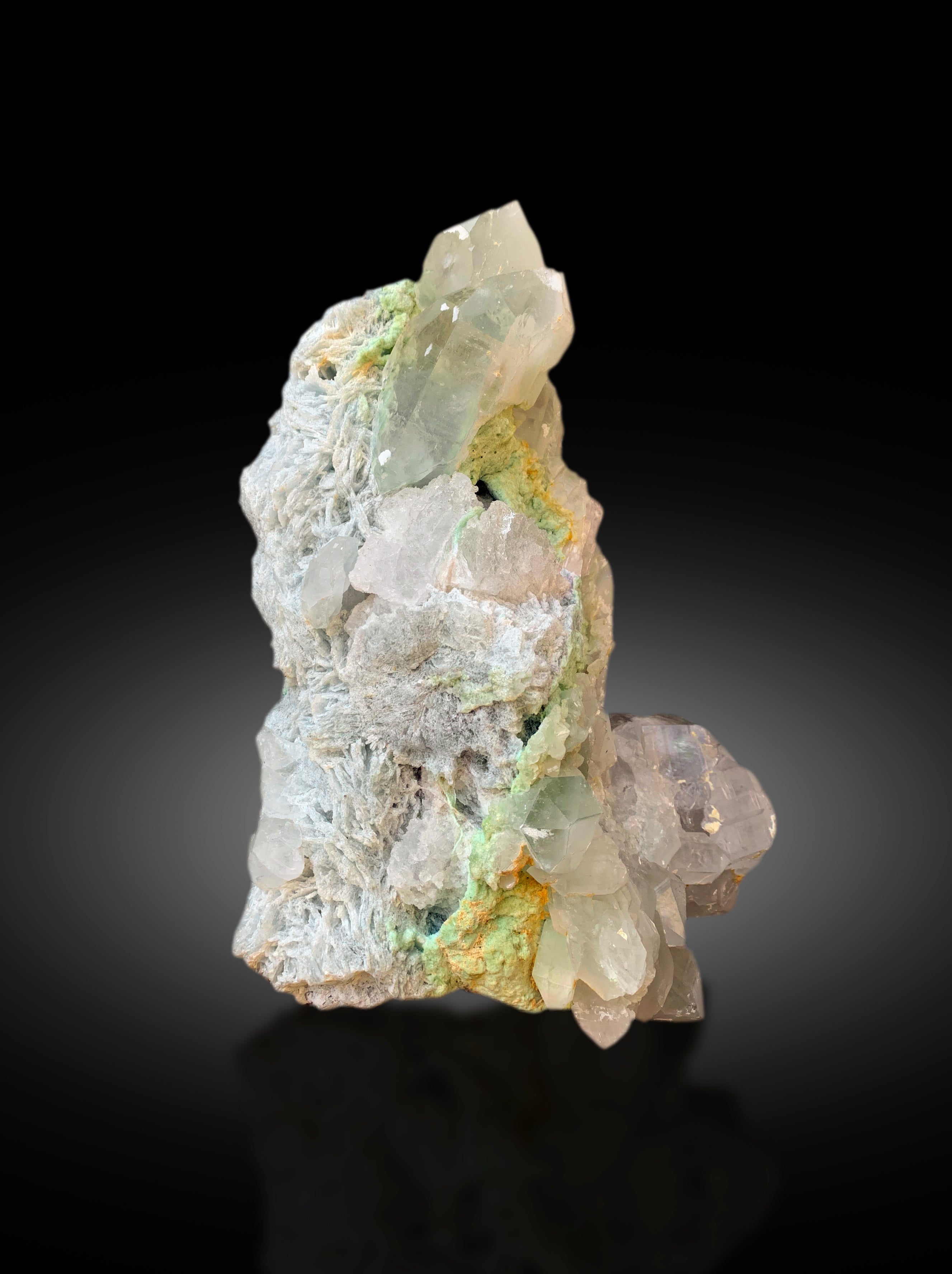 Natural Pink Kunzite Crystals with Rare Pollucite, Tourmalines and Quartz, Museum Grade Kunzite Specimen - 6.4 Kg