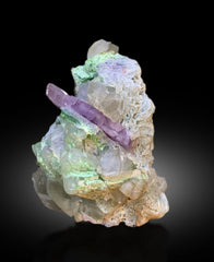 Natural Pink Kunzite Crystals with Rare Pollucite, Tourmalines and Quartz, Museum Grade Kunzite Specimen - 6.4 Kg