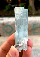 Blue Aquamarine Crystal from Shigar valley Pakistan - 41 gram