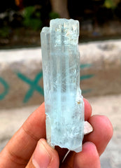 Blue Aquamarine Crystal from Shigar valley Pakistan - 41 gram