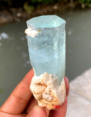 Sky Blue Aquamarine Crystal from Shigar valley Pakistan - 106 gram