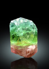 Stunning Bicolor Tourmaline Crystal from Paprok Afghanistan - 38 gram