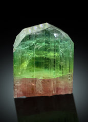 Stunning Bicolor Tourmaline Crystal from Paprok Afghanistan - 38 gram