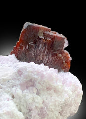 Natural Red Color Tantalite Crystals on Matrix from Kunar Afghanistan - 49 gram