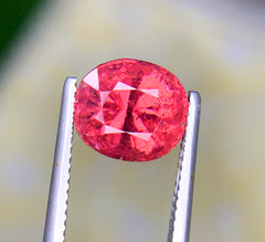 Oval Cut Rubelite Tourmaline Gemstone, Loose Gemstone, Rubelite Ring, Rubelite Jewelry, Jewelry Making, Gemstone Jewelry - 4.25 Carats