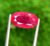 Oval Cut Rubelite Tourmaline Gemstone, Loose Gemstone, Rubelite Ring, Rubelite Jewelry, Jewelry Making, Gemstone Jewelry - 5.75 CT