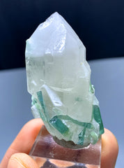 Green Tourmaline Crystals on Quartz from Afghanistan - 36 gram