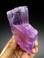 Natural Terminated Pink Kunzite Crystal from Afghanistan - 235 gram