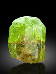 Lush Green Olivine Peridot Crystal from Supat valley Pakistan - 27 gram