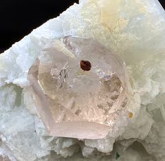 Natural Pink Morganite with Microlite Inclusion and Cleavelandite Albite from Afghanistan - 322 gram