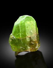 Lush Green Olivine Peridot Crystal from Supat valley Pakistan - 27 gram