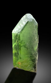 Lush Green Peridot Crystal with Ludwigite Inclusions, Peridot Specimen - 28 gram