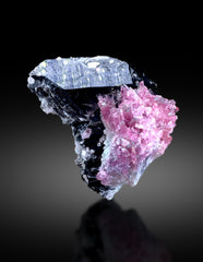 Cotton Candy Tourmaline Cluster on Quartz from Afghanistan - 101 gram